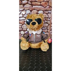 Top Gun Musical Teddy Bear, 10-inch plush #B14